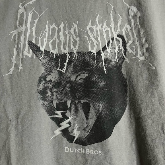 New Without Tag Dutch Bros Crop Shirt Size XL - Picture 4 of 4